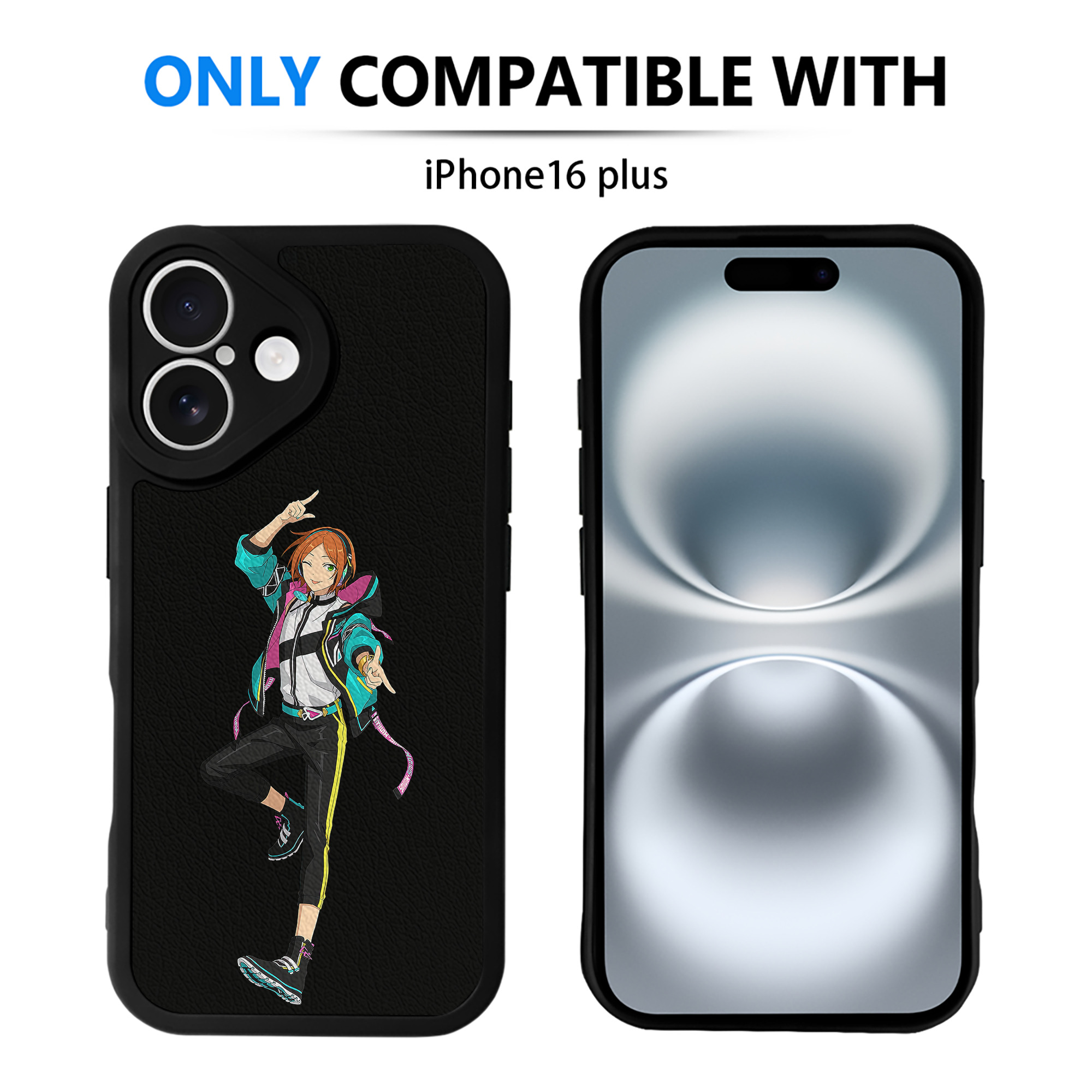 （画像用） あんさんぶるスターズ! Ensemble Stars 【iPhone 16シリーズ対応】シリコンスマホケース（レザー調） 材質：シリコン